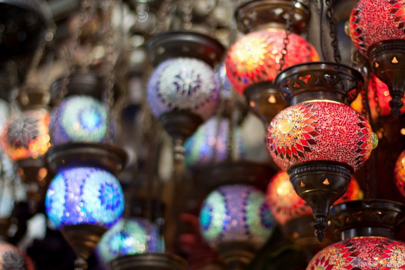 De belles lampes au Grand Bazar