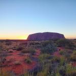 Uluru at sunrise